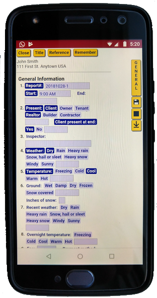 ReportHost for tablets